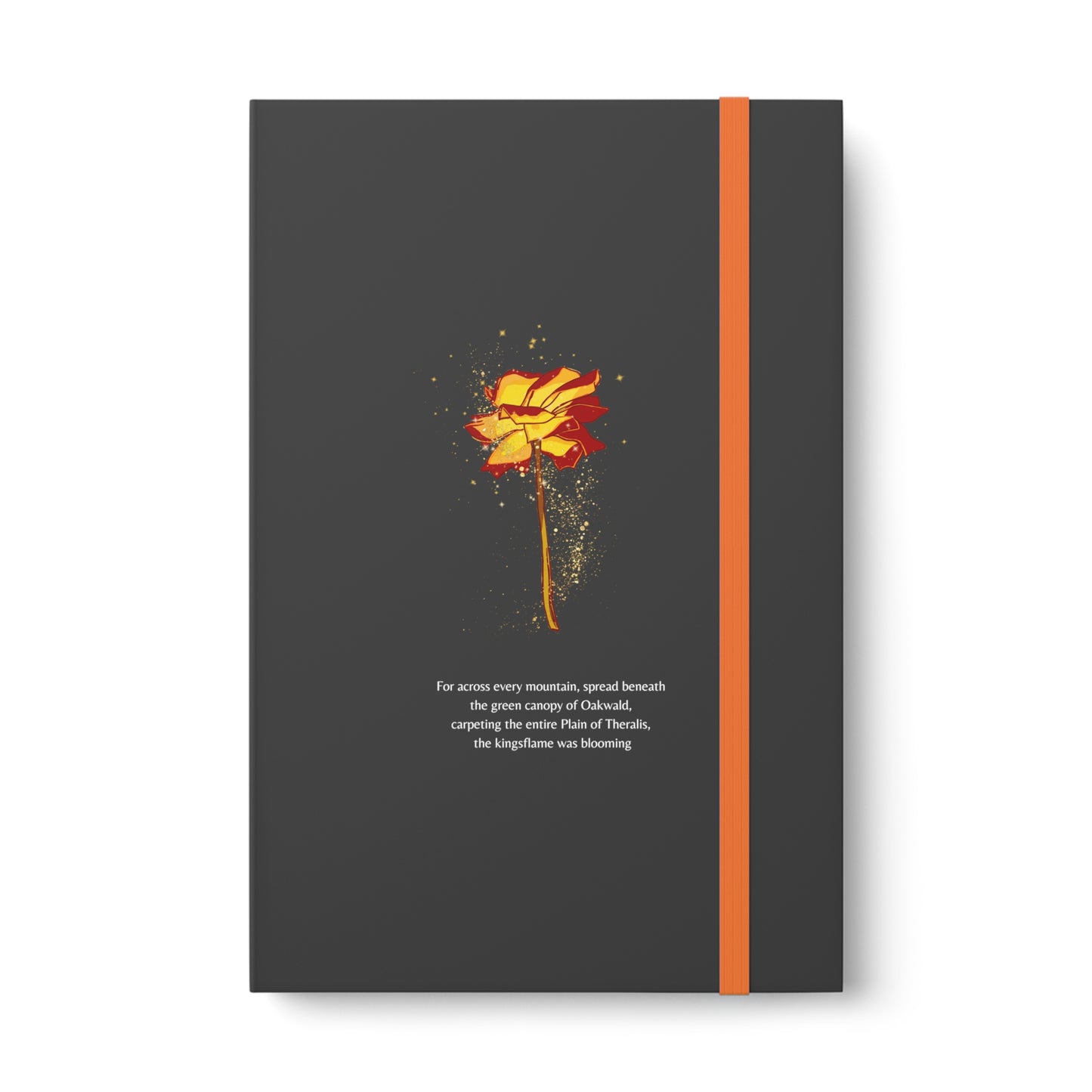 Kingsflame | Throne of Glass | Aelin | Terrasen | Color Contrast Notebook - Ruled