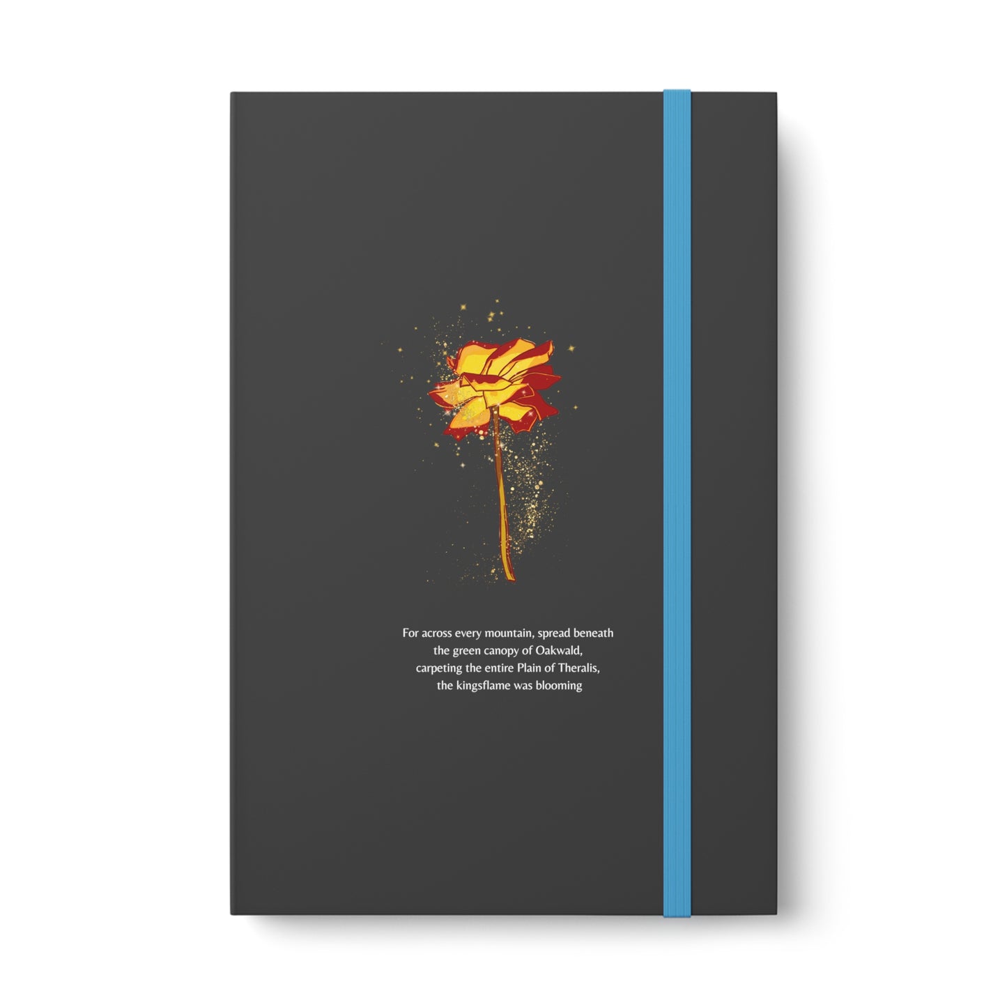 Kingsflame | Throne of Glass | Aelin | Terrasen | Color Contrast Notebook - Ruled