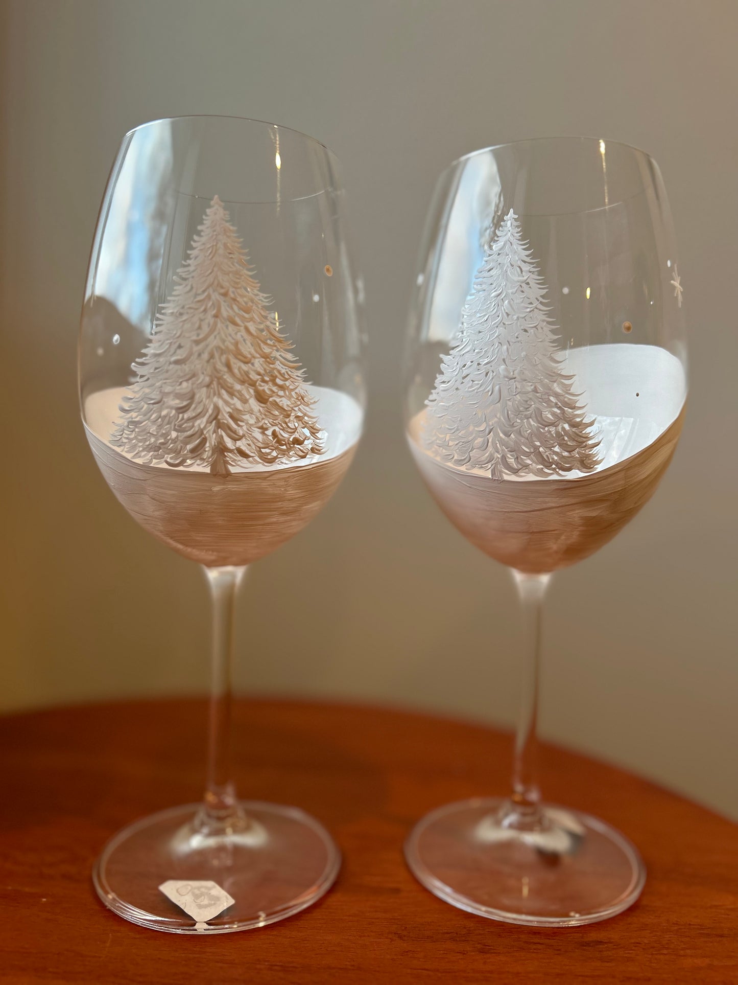 Winter Trees Wine Goblet